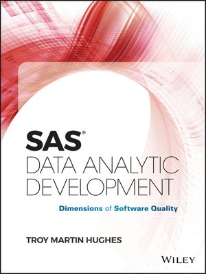 cover image of SAS Data Analytic Development